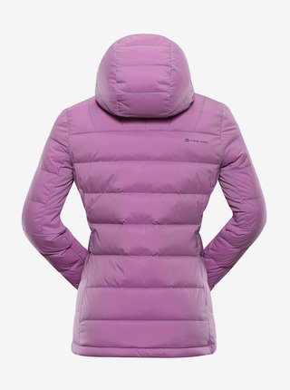 Světle fialová dámská prošívaná zimní bunda ALPINE PRO JASIELA 
