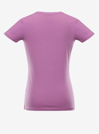 Dámské triko z organické bavlny ALPINE PRO WORLDA fialová