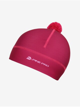 Funkční čepice s bambulí ALPINE PRO ABERE růžová