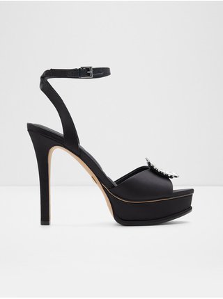 Černé dámské sandály na vysokém podpatku ALDO Solitaira 