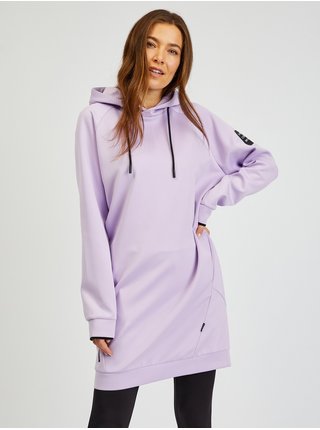 Světle fialové dámské mikinové šaty s kapucí SAM73 Deman 