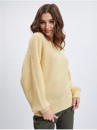 Svetlo žltý dámsky vlnený sveter ORSAY