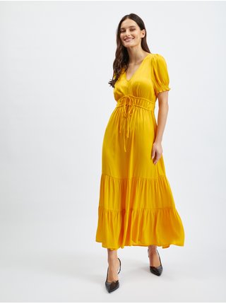 Žluté dámské šaty ORSAY 