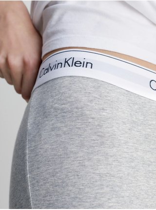 Šedé legíny s bílou širokou gumou Legging Pant Calvin Klein Jeans
