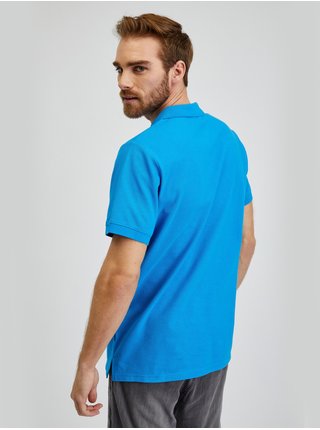 Modré pánské bavlněné polo tričko SAM73 Chryz  