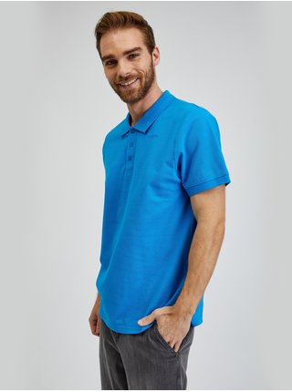 Modré pánské bavlněné polo tričko SAM73 Chryz  