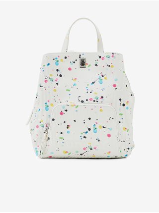Bílá dámská vzorovaná kabelka Desigual Neon Art Sumy Mini