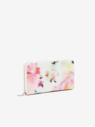 Bílá dámská květovaná peněženka  Desigual Acidulé Fiona