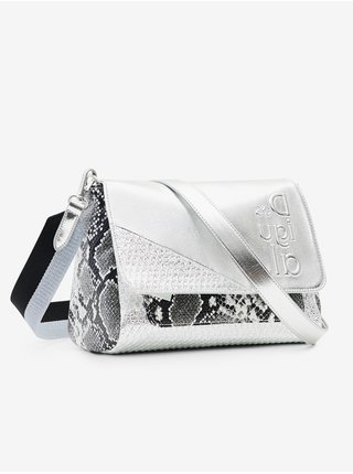 Stříbrná dámská kabelka Desigual Delta Silver Copenhague