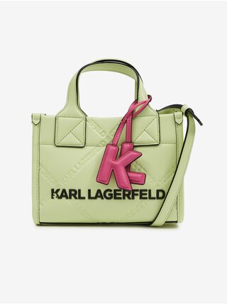 Svetlo zelená dámska kabelka KARL LAGERFELD Shooting Stars