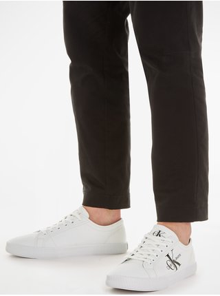 Bílé pánské plátěné tenisky Calvin Klein Jeans
