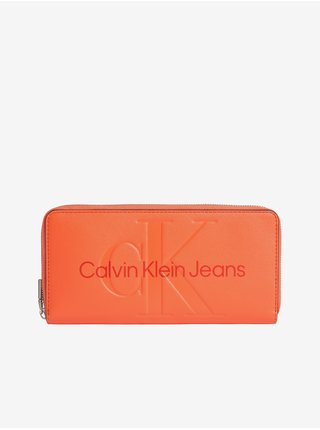 Peňaženky pre ženy Calvin Klein Jeans - oranžová