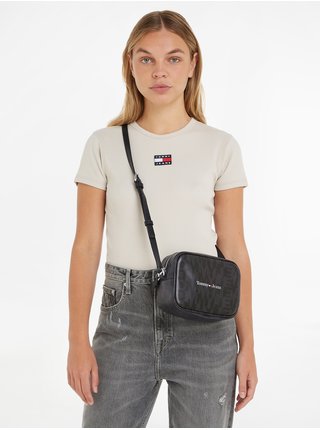 Čierna dámska vzorovaná crossbody kabelka Tommy Jeans
