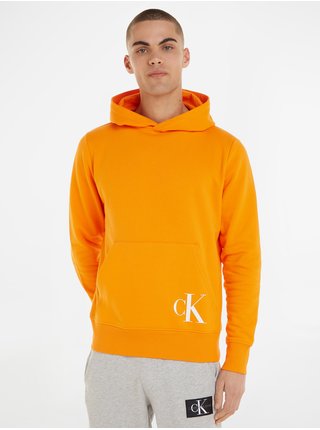 Oranžová pánská mikina Calvin Klein Jeans