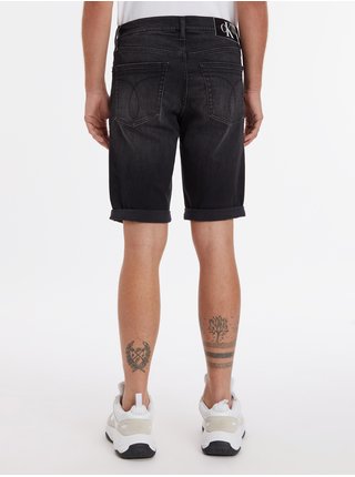 Černé pánské džínové kraťasy Calvin Klein Jeans
