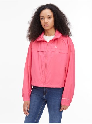 Růžová dámská lehká bunda Calvin Klein Jeans