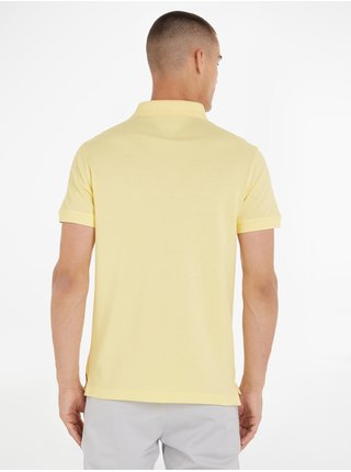 Žluté pánské polo tričko Tommy Hilfiger
