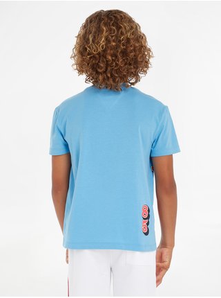 Modré klučičí tričko Tommy Hilfiger