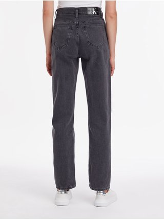 Černé dámské straight fit džíny Calvin Klein Jeans