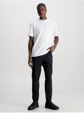 Voľnočasové nohavice pre mužov Calvin Klein Jeans - čierna