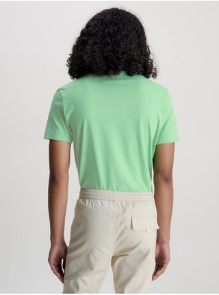 Světle zelené pánské tričko Calvin Klein Jeans 