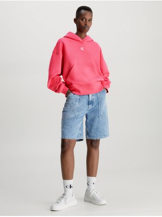 Růžová dámská mikina Calvin Klein Jeans 
