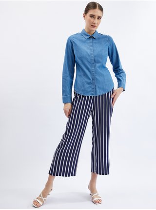 Modrá dámská džínová košile ORSAY 