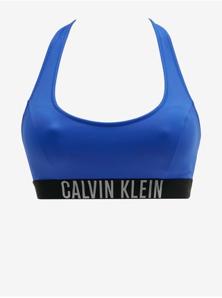 Tmavomodrý dámsky horný diel plaviek Calvin Klein Underwear