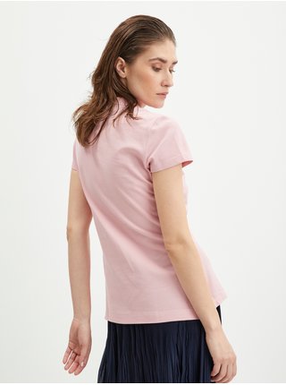 Světle růžové dámské polo tričko Tommy Hilfiger