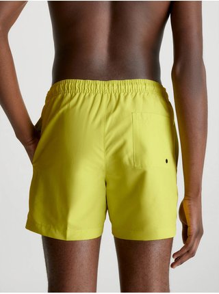 Žluté pánské plavky Calvin Klein Underwear Intense Power-Medium Drawstring