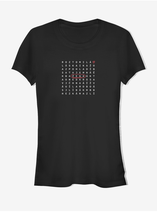 Černé dámské tričko Zoot Original Osmisměrka - žena