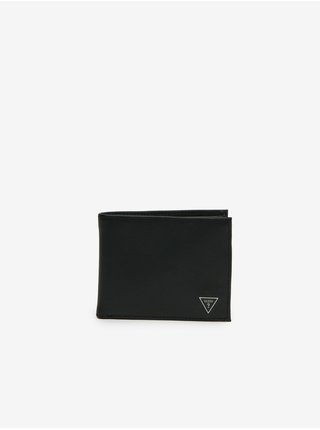 Čierna pánska peňaženka Guess Certosa Saffiano Smart