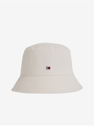 Bílý dámský klobouk Tommy Hilfiger Essential Flag Bucket Hat 