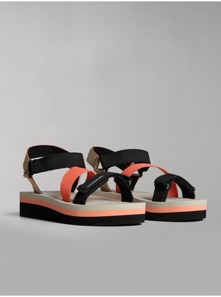 Sandále pre ženy NAPAPIJRI - čierna, oranžová, krémová