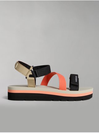 Černo-oranžové dámské sandály NAPAPIJRI