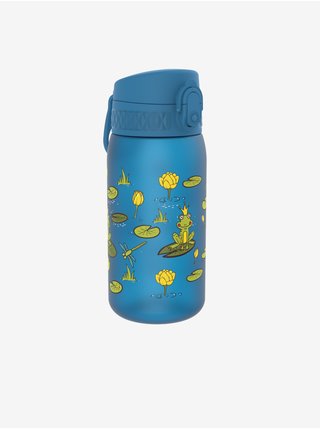 Žluto-modrá lahev pro děti Ion8 One Touch Kids Frog Pond (400 ml)