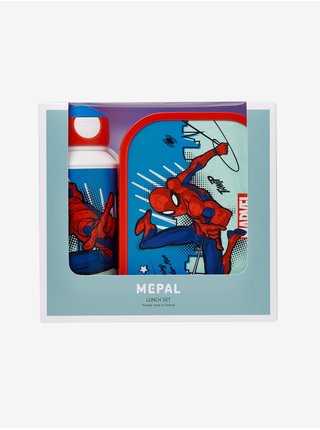 Modro-červený svačinový set pro děti Mepal Campus Spiderman