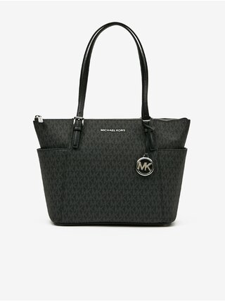 Černá dámská vzorovaná kabelka Michael Kors Jet Set Item