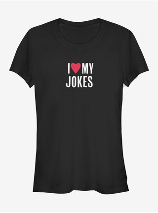 Černé dámské tričko ZOOT.Original I love my jokes