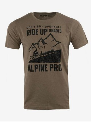 Pánské triko ALPINE PRO ZEBARO zelená