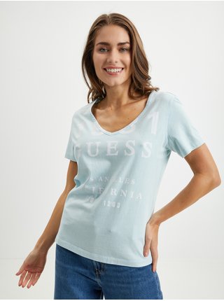 Svetlomodré dámske tričko Guess