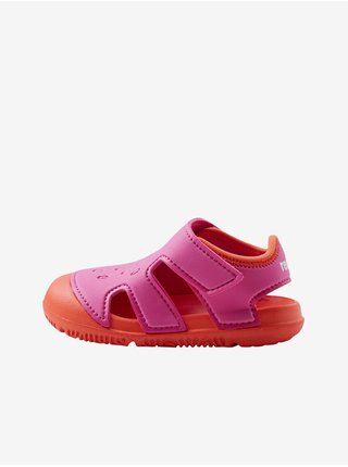 Tmavě růžové holčičí sandály Reima