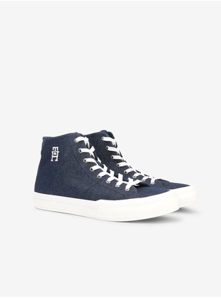Tmavě modré pánské kotníkové boty Tommy Hilfiger