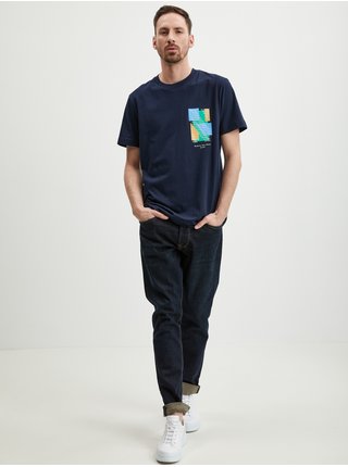 Tmavě modré pánské tričko Tom Tailor Denim 