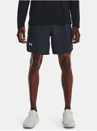 Kraťasy Under Armour UA LAUNCH 7'' PRINTED SHORT - šedá