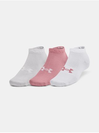 Ponožky Under Armour UA Essential Low Cut 3pk - růžová