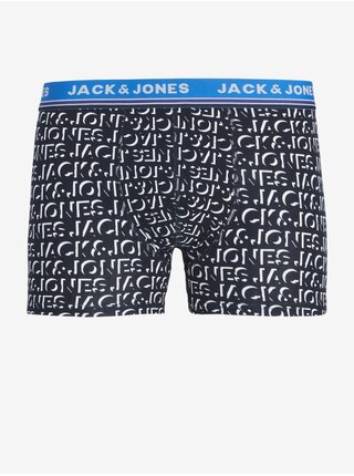 Sada pěti pánských boxerek v modré barvě Jack & Jones Tockton