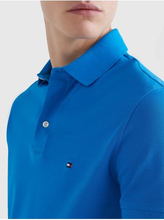 Modré pánské polo tričko Tommy Hilfiger 1985 Slim Polo