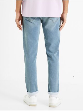 Světle modré pánské slim fit džíny Celio C25 Dosuper