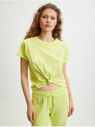 Světle zelené dámské tričko DKNY